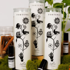 One 16oz candle, oil + tea